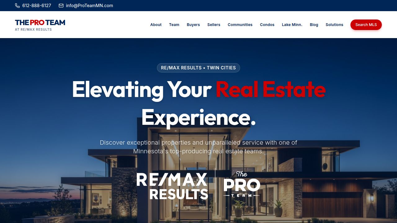 The PRO Team - RE/MAX RESULTS